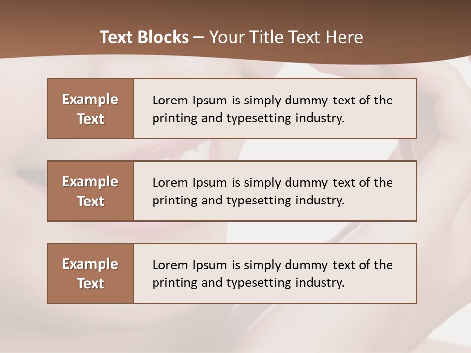 Chinese Attractive Makeup PowerPoint Template