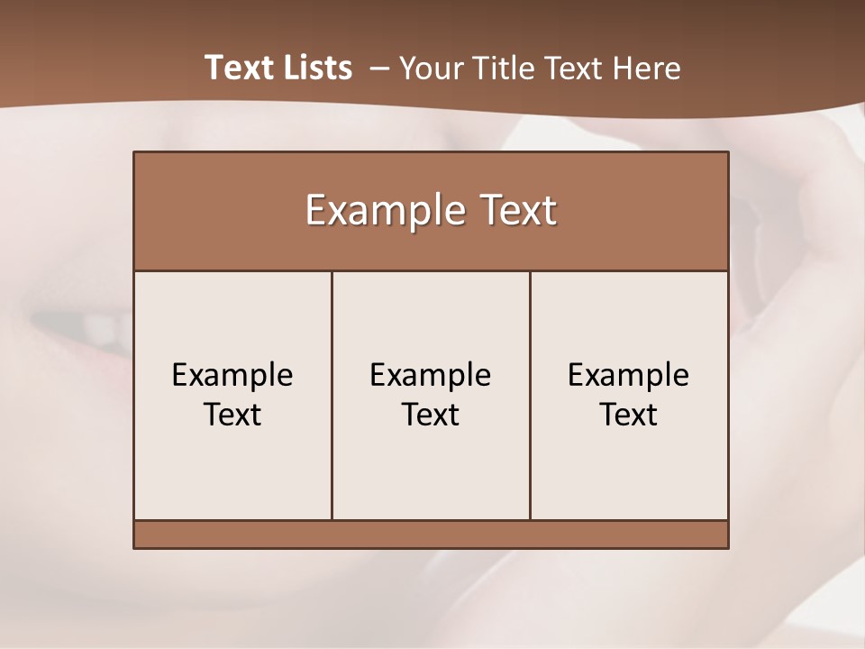Chinese Attractive Makeup PowerPoint Template