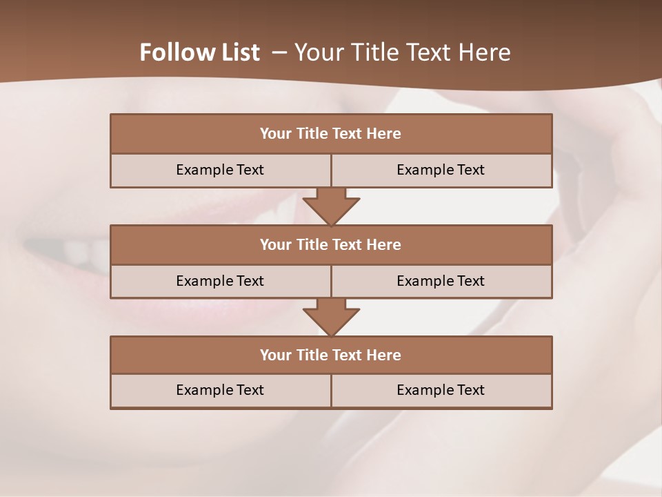 Chinese Attractive Makeup PowerPoint Template