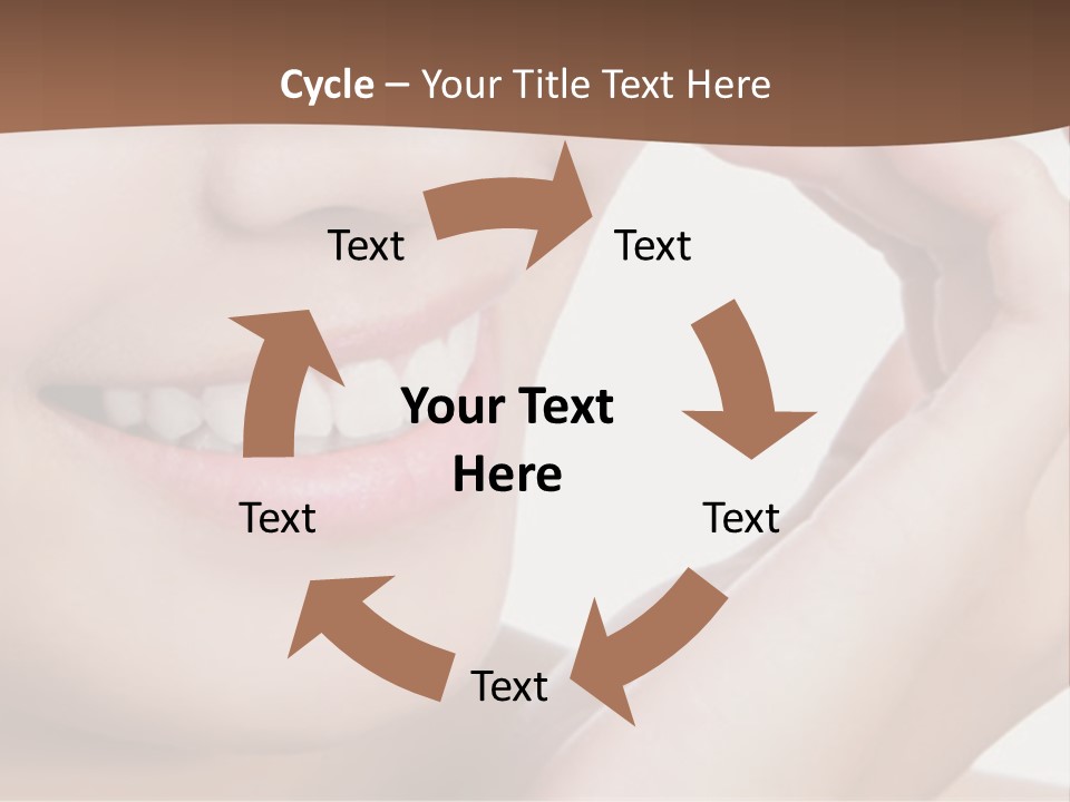 Chinese Attractive Makeup PowerPoint Template