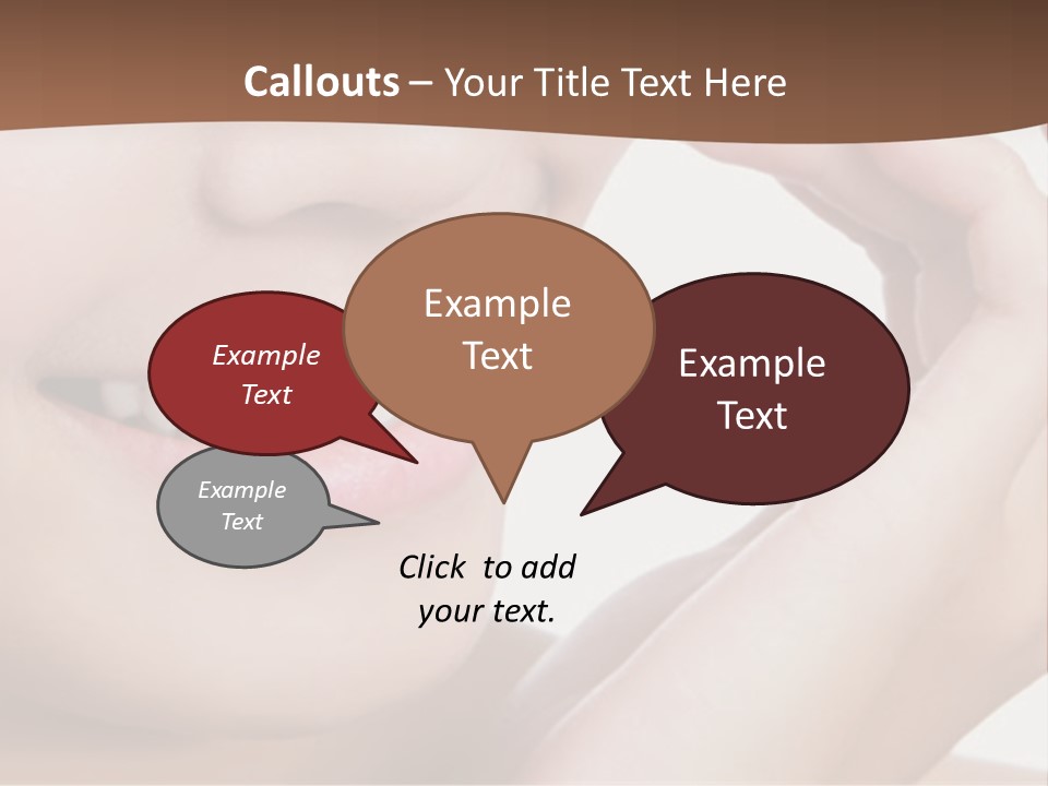 Chinese Attractive Makeup PowerPoint Template