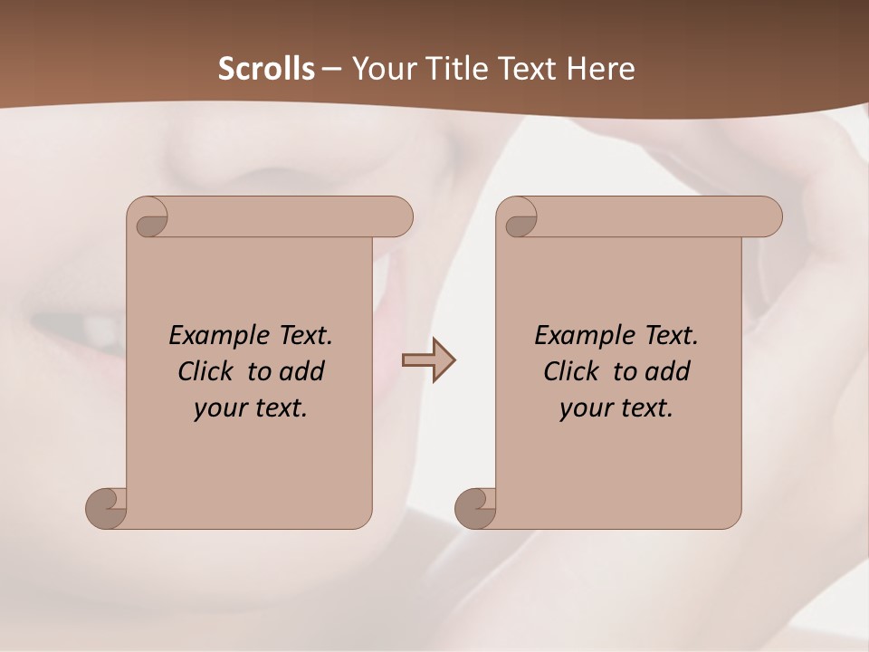 Chinese Attractive Makeup PowerPoint Template