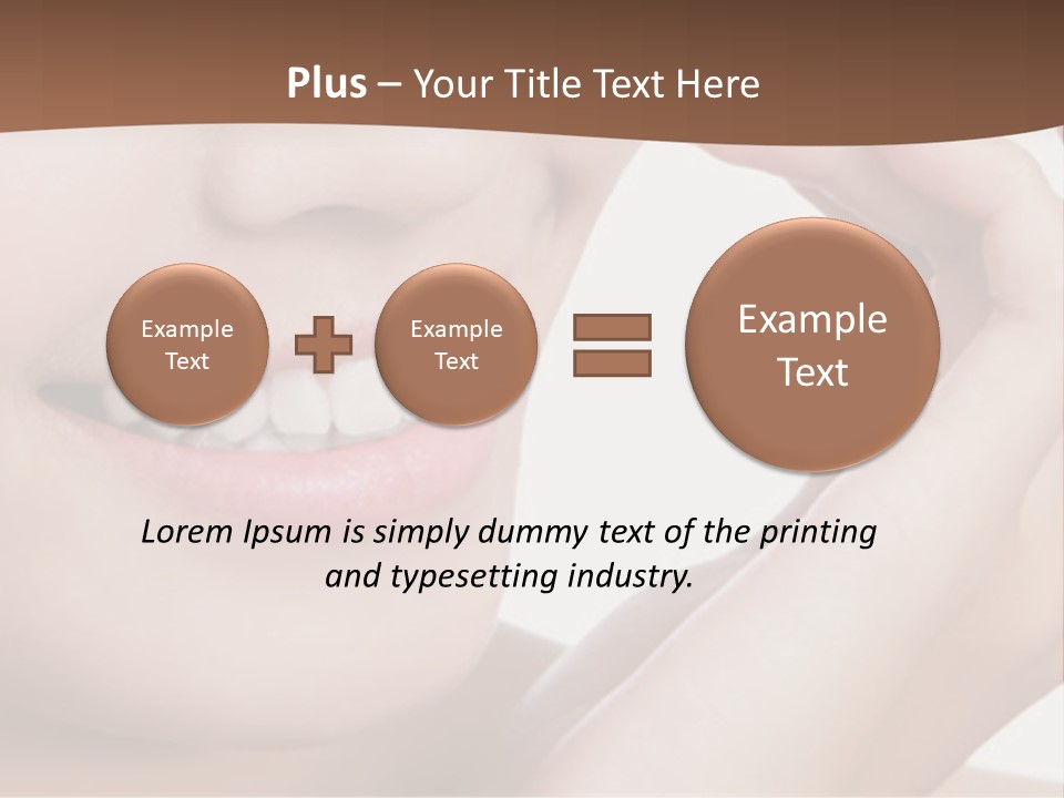 Chinese Attractive Makeup PowerPoint Template