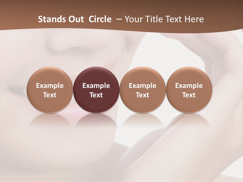 Chinese Attractive Makeup PowerPoint Template