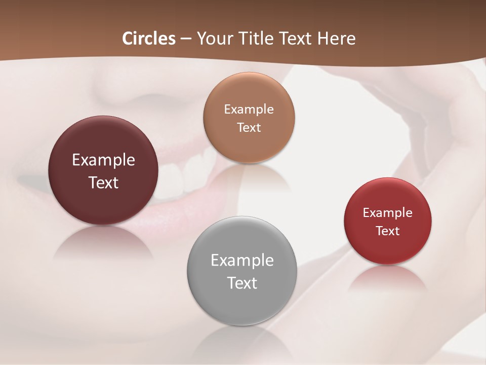 Chinese Attractive Makeup PowerPoint Template