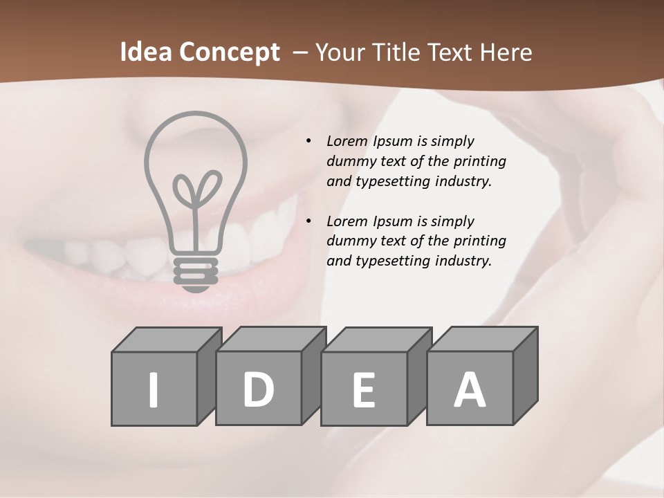 Chinese Attractive Makeup PowerPoint Template