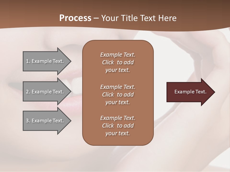 Chinese Attractive Makeup PowerPoint Template