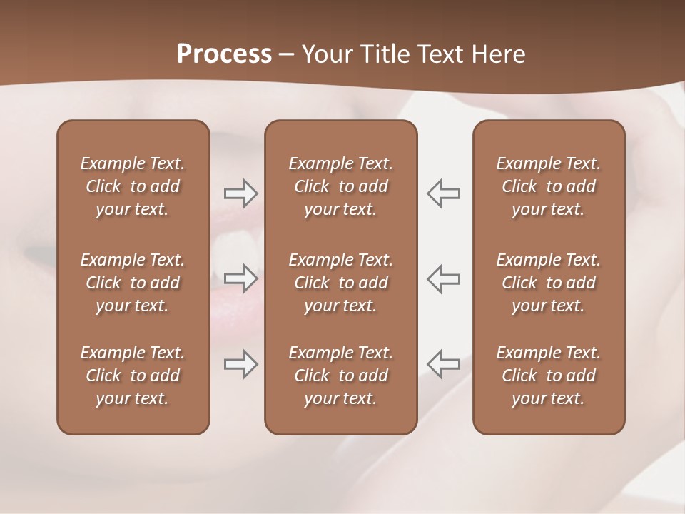 Chinese Attractive Makeup PowerPoint Template
