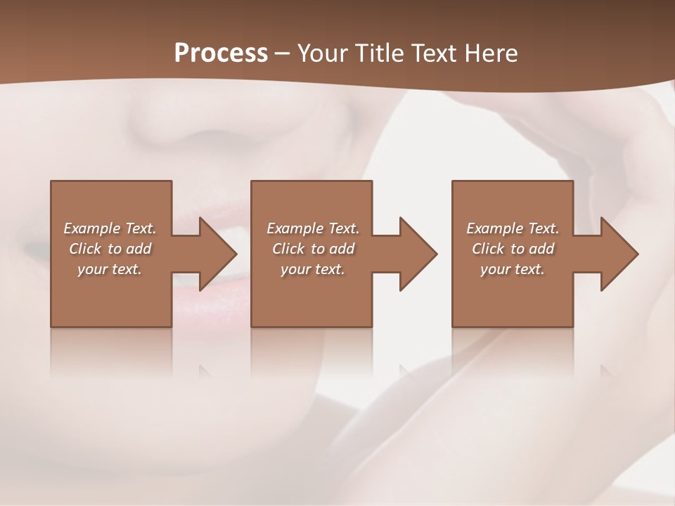 Chinese Attractive Makeup PowerPoint Template