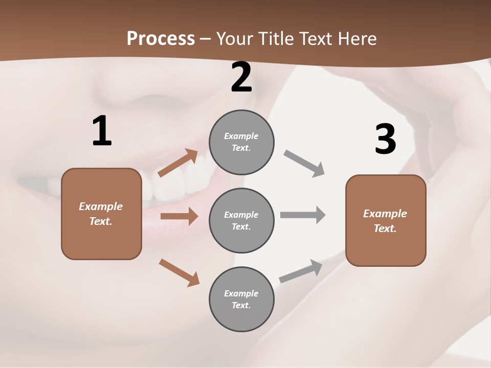 Chinese Attractive Makeup PowerPoint Template