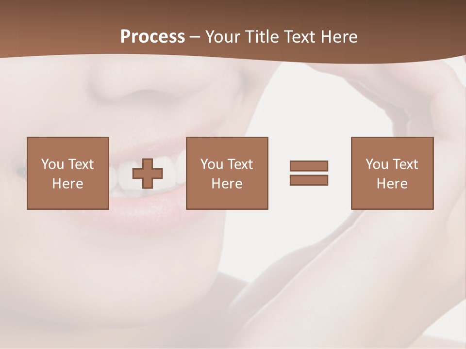 Chinese Attractive Makeup PowerPoint Template