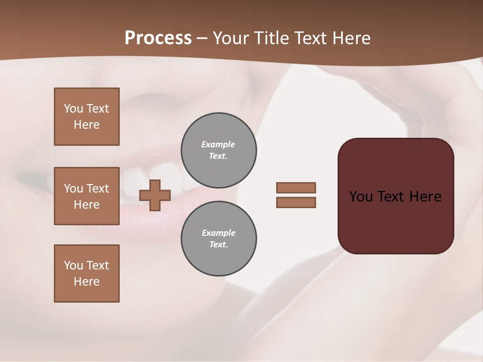 Chinese Attractive Makeup PowerPoint Template