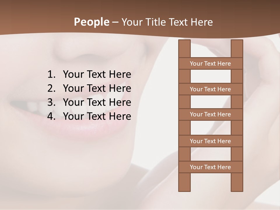 Chinese Attractive Makeup PowerPoint Template