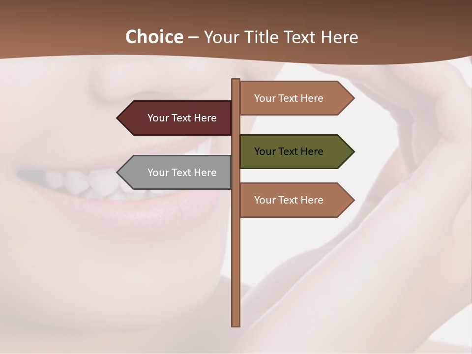 Chinese Attractive Makeup PowerPoint Template