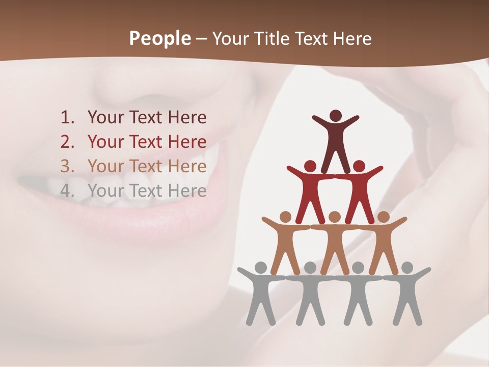 Chinese Attractive Makeup PowerPoint Template