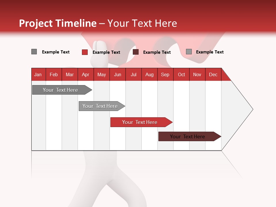 Leader White Metaphor PowerPoint Template
