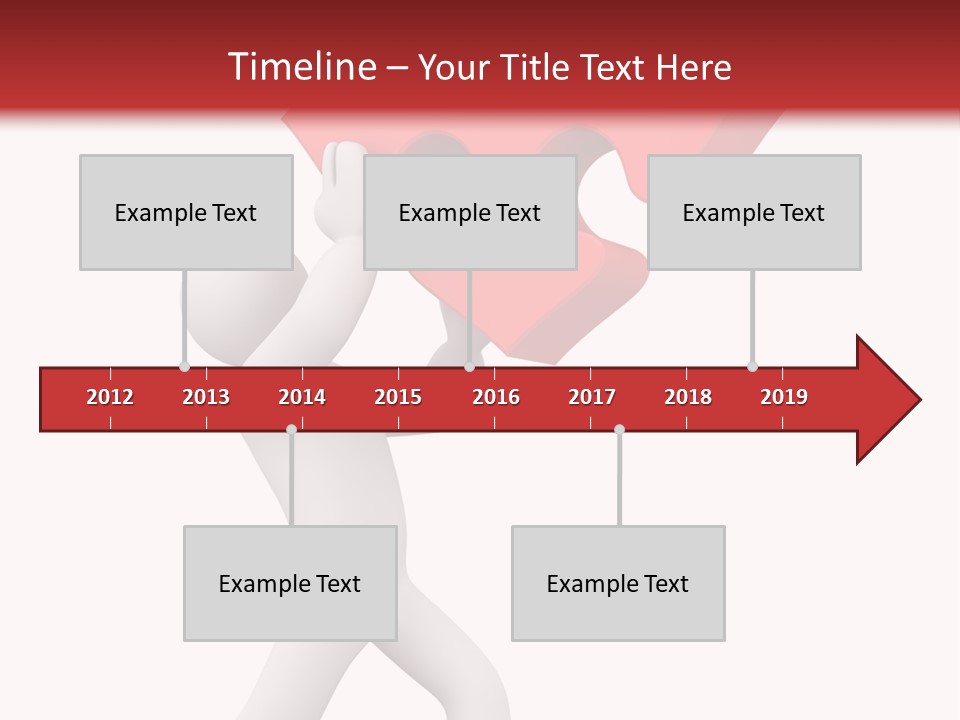 Leader White Metaphor PowerPoint Template