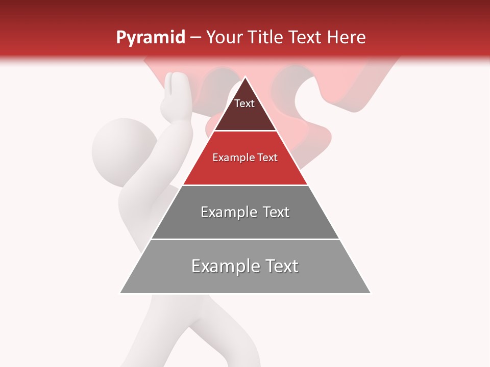 Leader White Metaphor PowerPoint Template