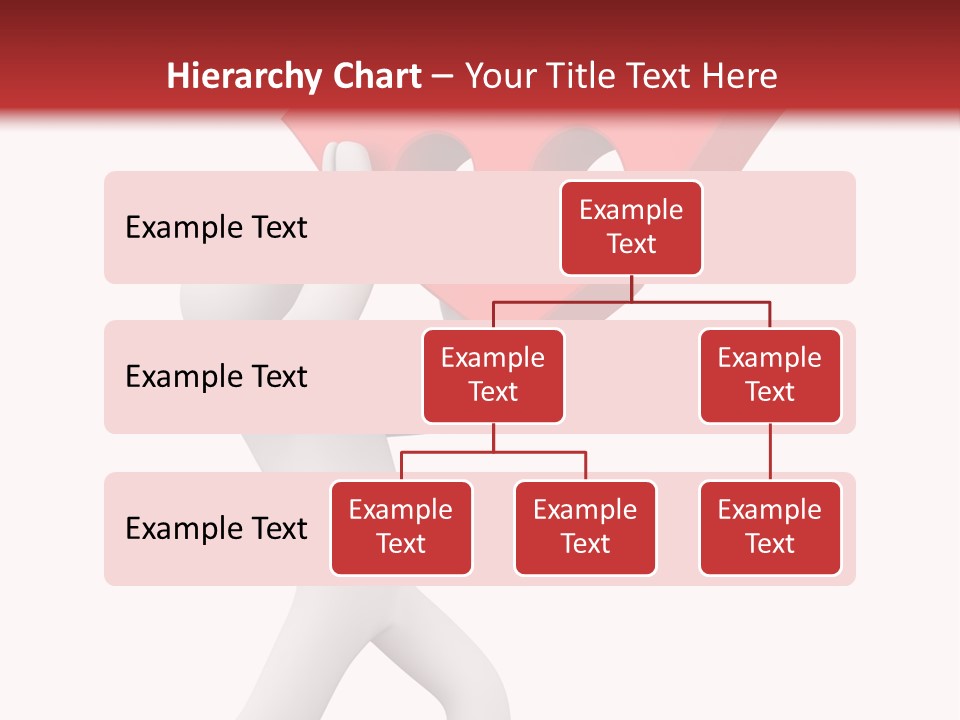 Leader White Metaphor PowerPoint Template