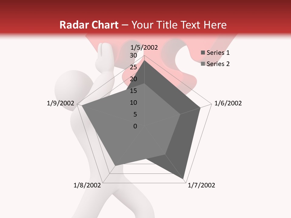 Leader White Metaphor PowerPoint Template