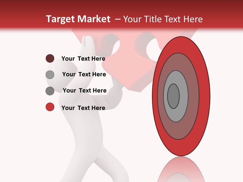 Leader White Metaphor PowerPoint Template