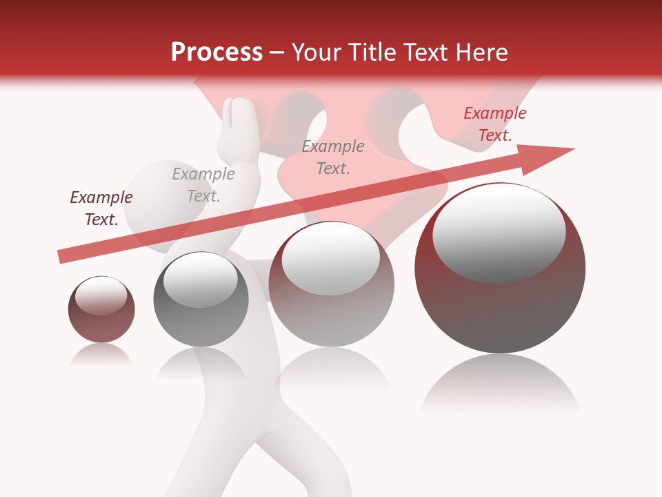 Leader White Metaphor PowerPoint Template