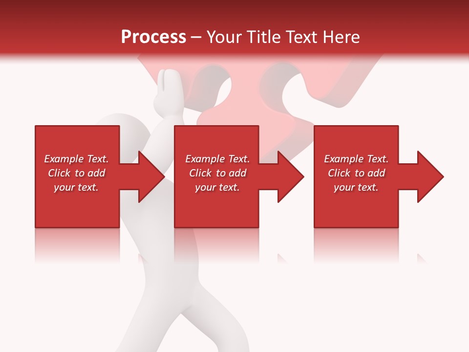 Leader White Metaphor PowerPoint Template