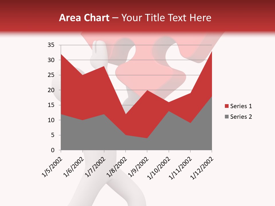 Leader White Metaphor PowerPoint Template