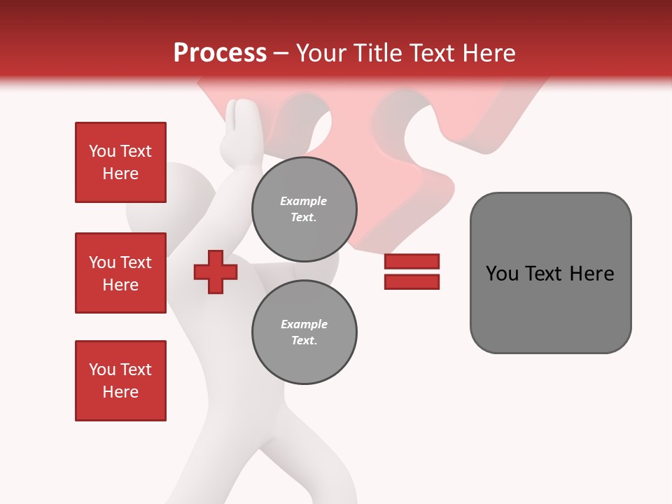 Leader White Metaphor PowerPoint Template