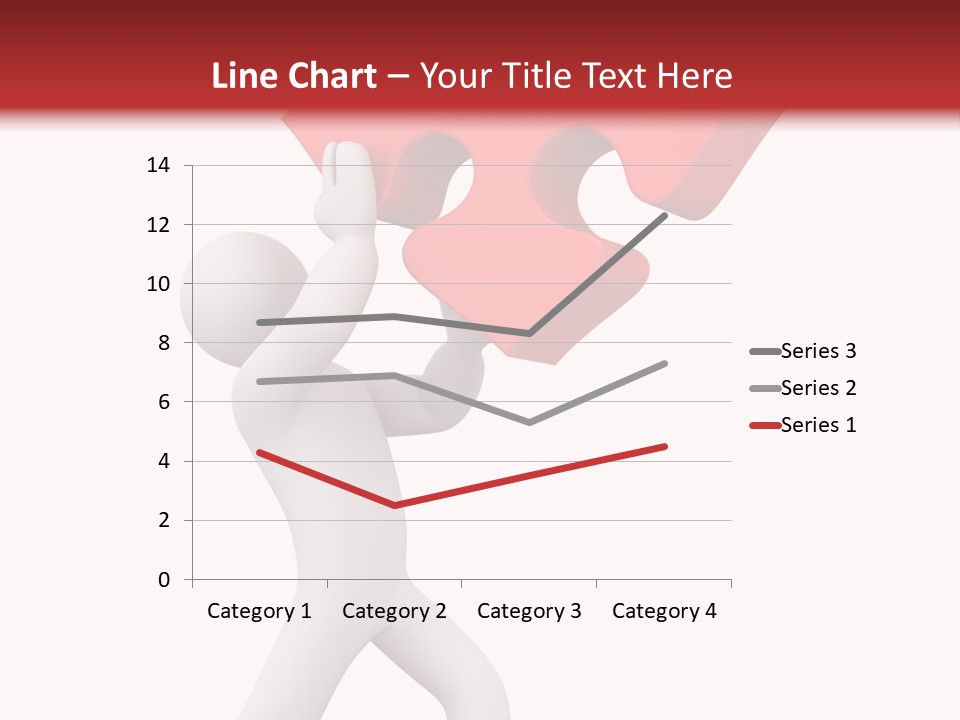 Leader White Metaphor PowerPoint Template