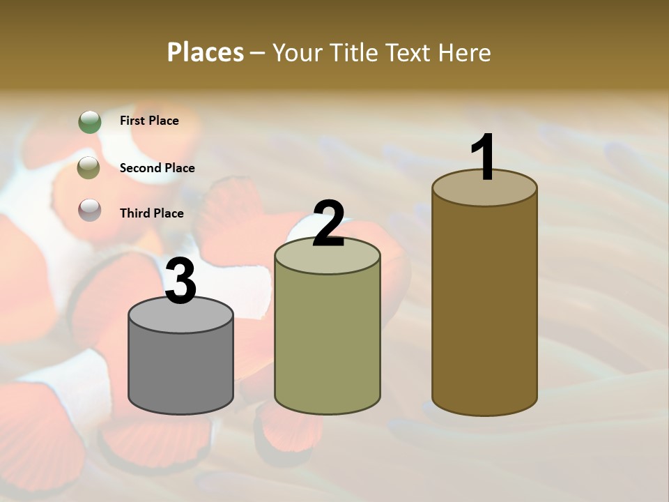 Fish Colorful Anemone Fish PowerPoint Template