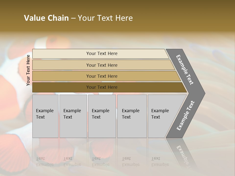 Fish Colorful Anemone Fish PowerPoint Template