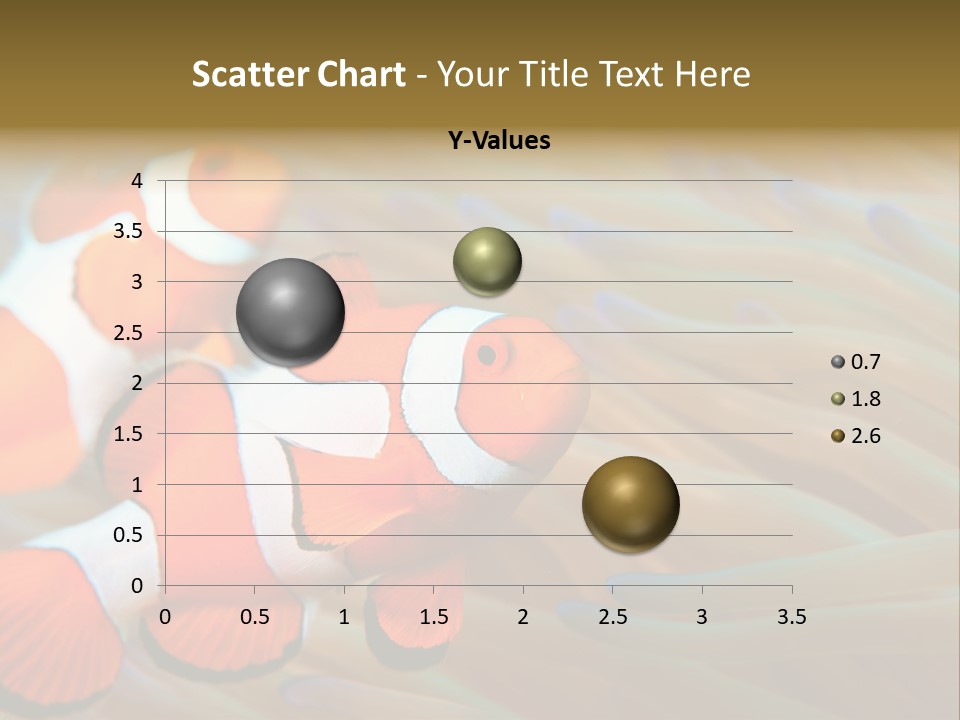 Fish Colorful Anemone Fish PowerPoint Template