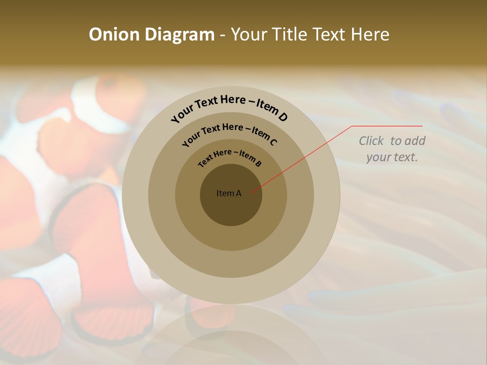 Fish Colorful Anemone Fish PowerPoint Template