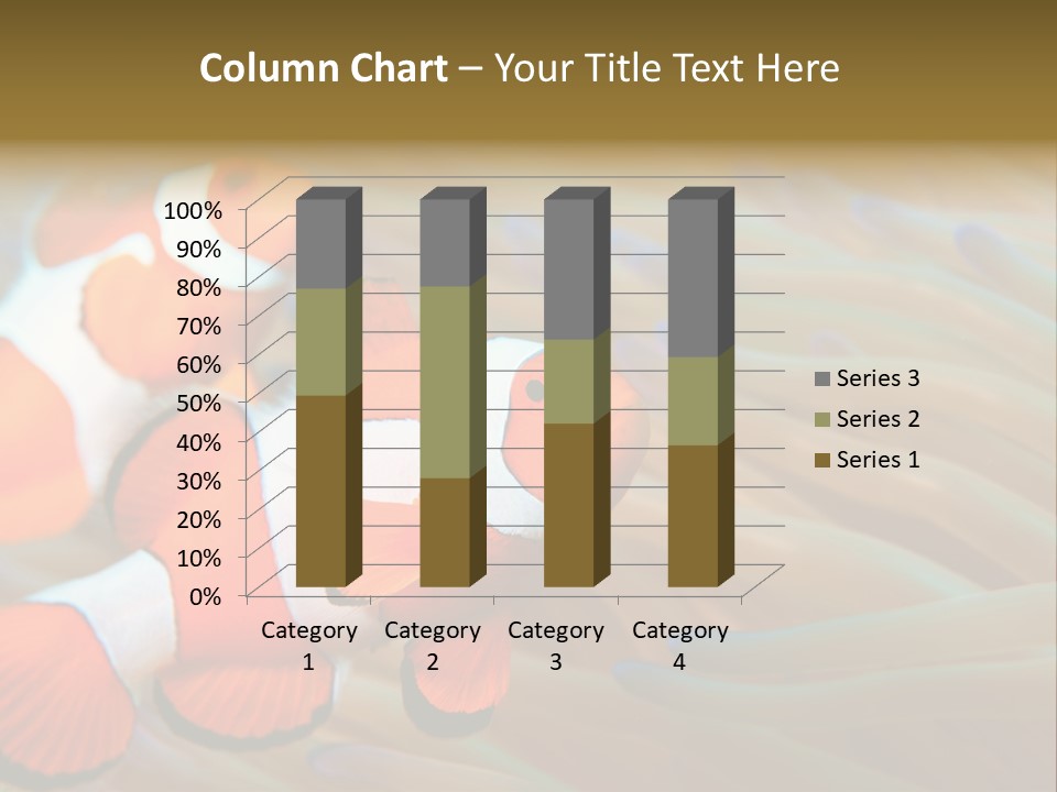 Fish Colorful Anemone Fish PowerPoint Template