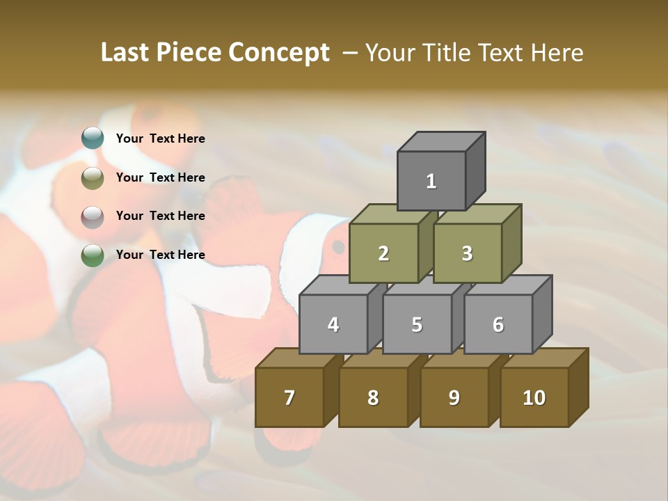 Fish Colorful Anemone Fish PowerPoint Template