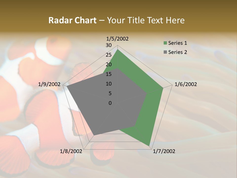 Fish Colorful Anemone Fish PowerPoint Template