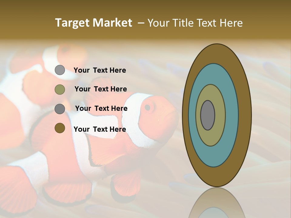 Fish Colorful Anemone Fish PowerPoint Template