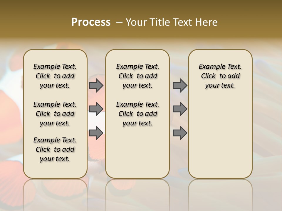 Fish Colorful Anemone Fish PowerPoint Template