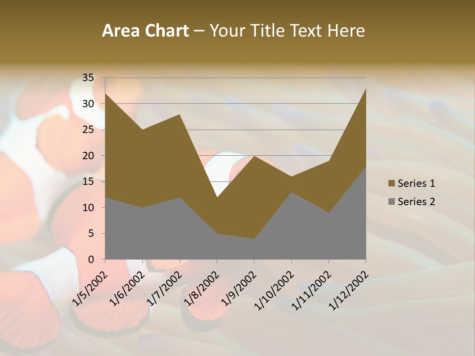 Fish Colorful Anemone Fish PowerPoint Template