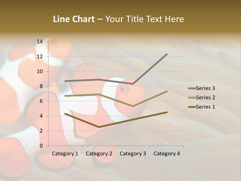 Fish Colorful Anemone Fish PowerPoint Template