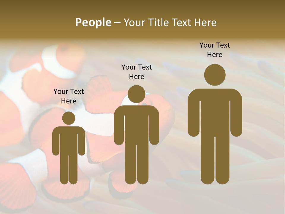 Fish Colorful Anemone Fish PowerPoint Template