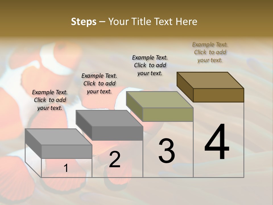 Fish Colorful Anemone Fish PowerPoint Template