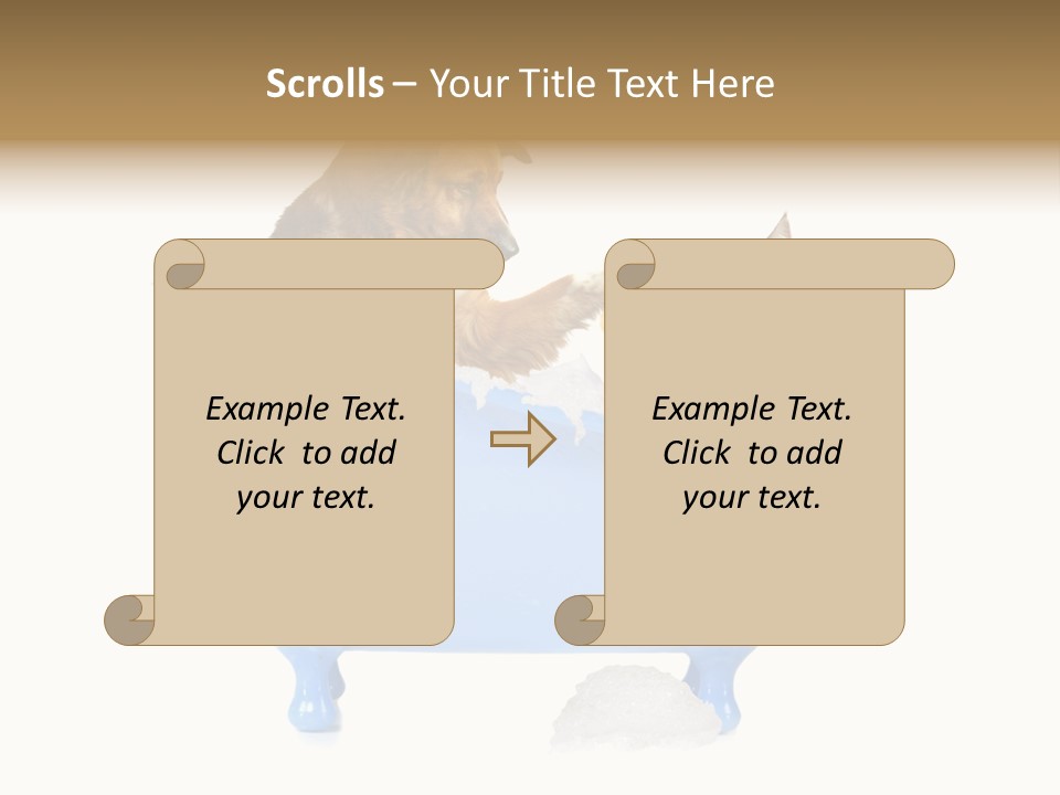 Two Friends Scrub PowerPoint Template