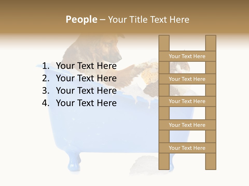 Two Friends Scrub PowerPoint Template