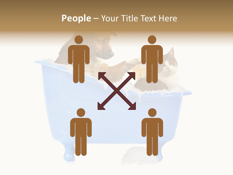 Two Friends Scrub PowerPoint Template