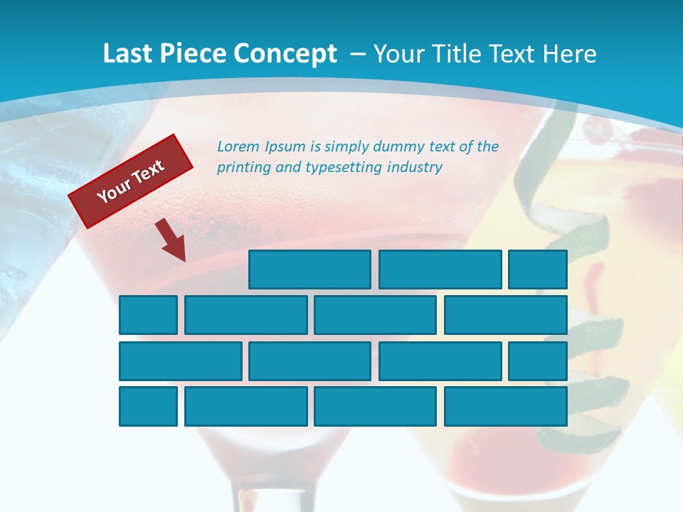 Refreshment Pineapple Fruit PowerPoint Template