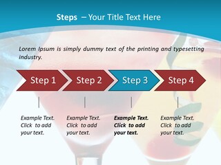Refreshment Pineapple Fruit PowerPoint Template