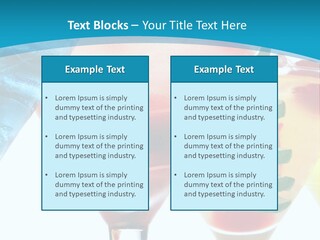 Refreshment Pineapple Fruit PowerPoint Template