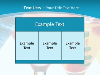 Refreshment Pineapple Fruit PowerPoint Template